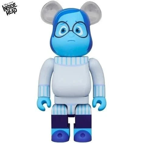 400% Bearbrick - Sadness (Inside Out)-Medicom Toy-Bearbrick
