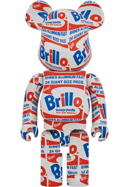 1000% Bearbrick - Andy Warhol (Brillo)-Medicom Toy-Bearbrick