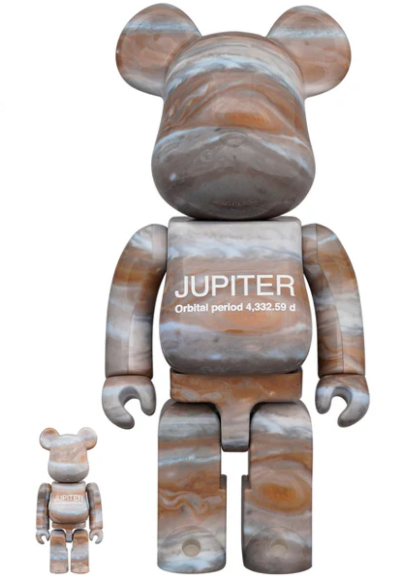400% & 100% Bearbrick Set – Jupiter (NASA)-Medicom Toy-Bearbrick